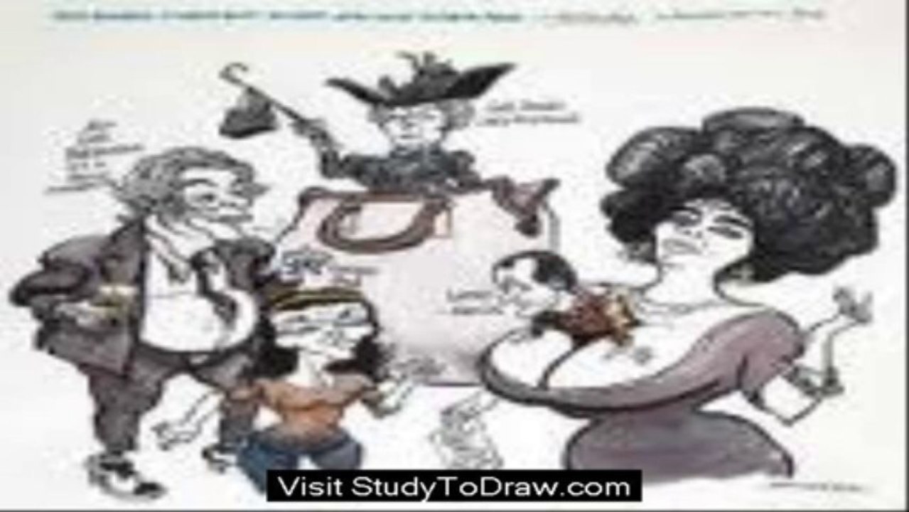 how to draw a caricature x ray