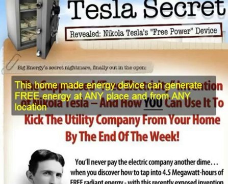 Home Made FREE Energy Device|Nikola Tesla Secret Diary|Home Made Energy Solutions