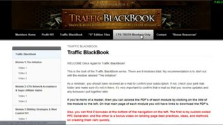 Traffic BlackBook Review | Chad Hamzeh's Traffic BlackBook