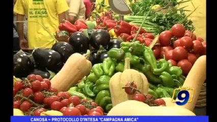 Canosa | Protocollo d'intesa campagna amica