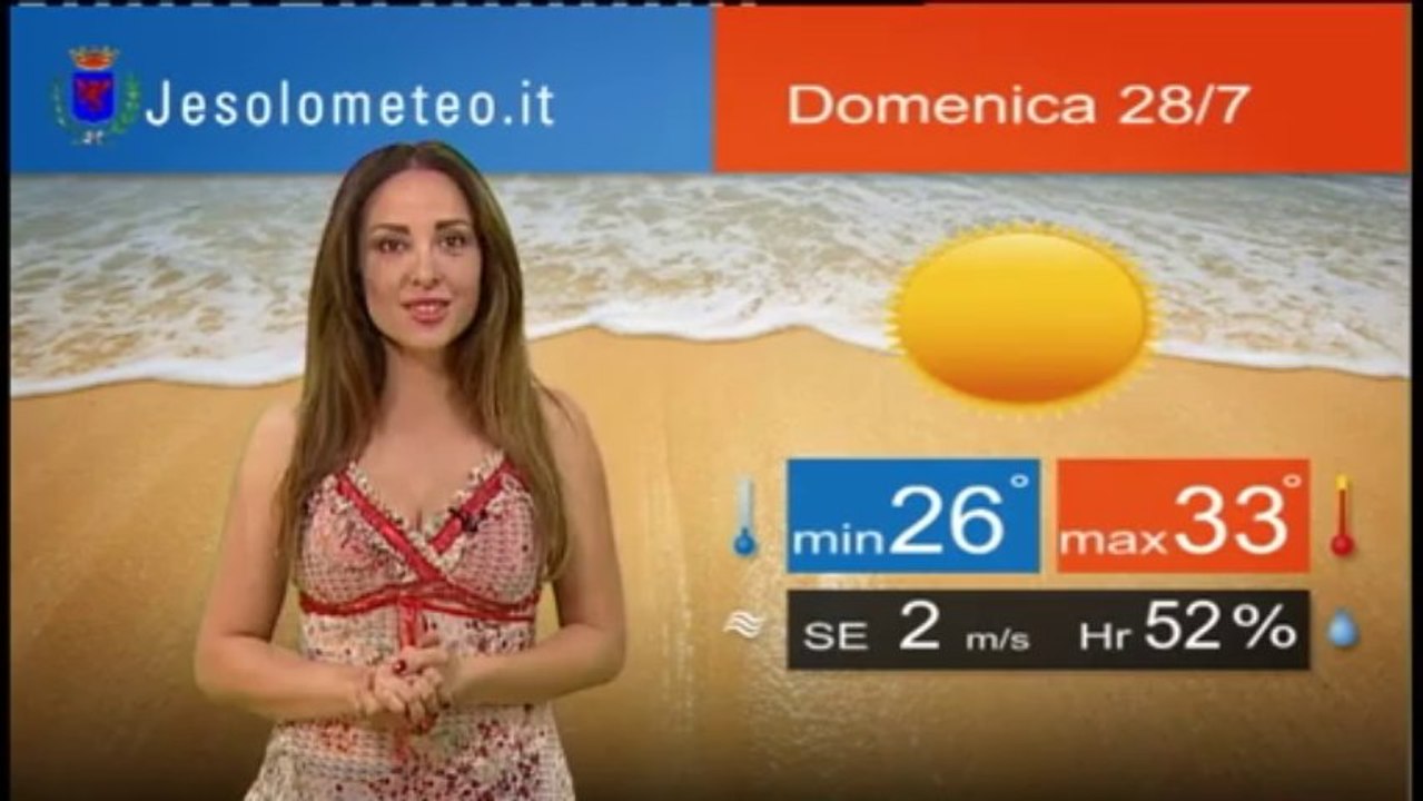 PREVISIONI DEL TEMPO JESOLO 28 07 2013