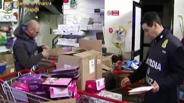 Napoli - Evasione, sgominata organizzazione cinese. Arrestato comparsa di Gomorra (26.07.13)