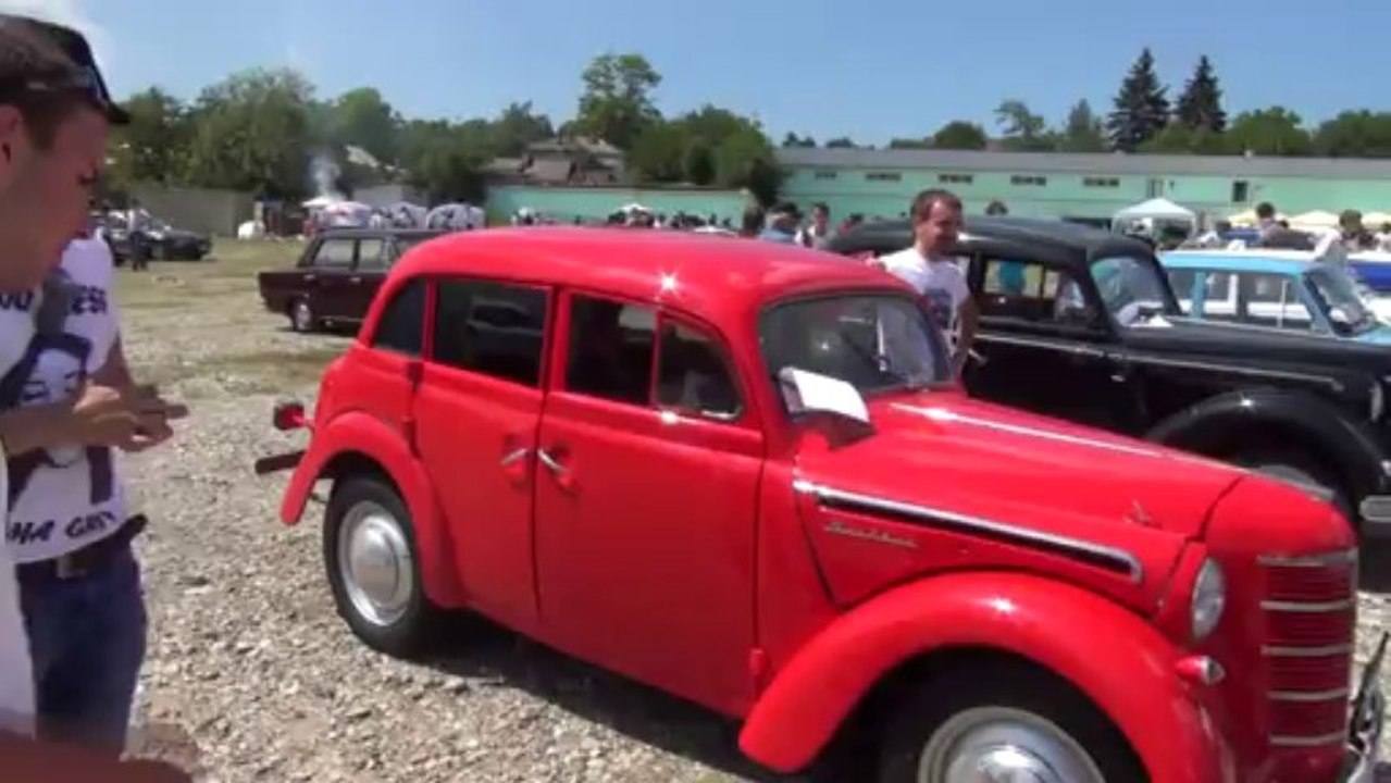 Кавказ Мотор Шоу 2013:  #2 Москвич ЗМА 1948 года выпуска.