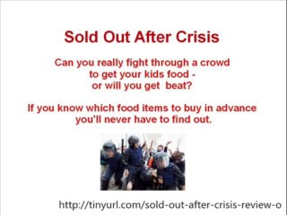 Sold Out After Crisis Review Sold Out After Crisis