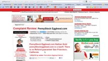 Nathan Gold Penny Stock Egghead Complaint Customer PennyStockEggHead.com Reviews