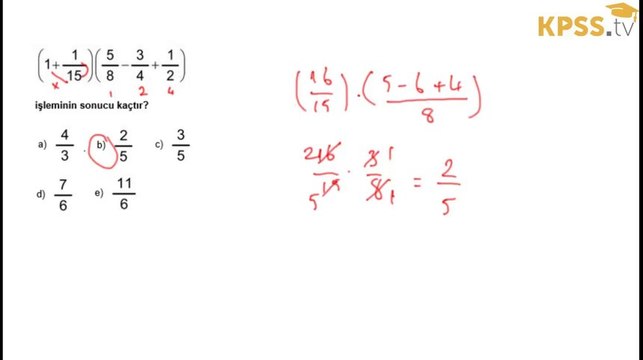 KpssTv | 2012 Kpss Lisans - Genel Yetenek 32. Soru