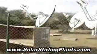 How Solar Stirling Plant Produce Electricity