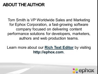 Six Ways to Evaluate a Rich Text Editor