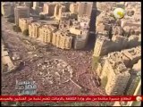 طائرة ترصد أعداد المتظاهرين في كل ميادين القاهرة في مليونية ضد الإرهاب