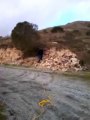 EXPLOSIVE demolition ROCK WALL