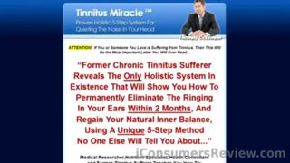 Tinnitus Miracle Review - Does The Hollistic Approach To Tinnitus Treatment Really Work   YouTub