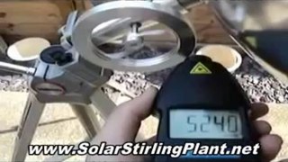 Exploit The Free Solar Energy - Brilliant Invention Solar Stirling Plant