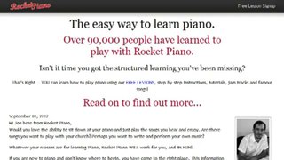 Rocket Piano Review   UPDATED] Personal Testimonial
