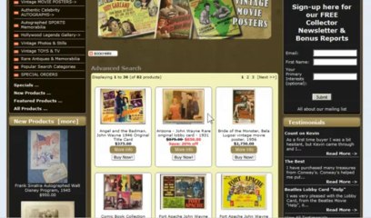Cvtreasures site navigation