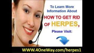 How To Get Rid Of Herpes - Treatment For Herpes