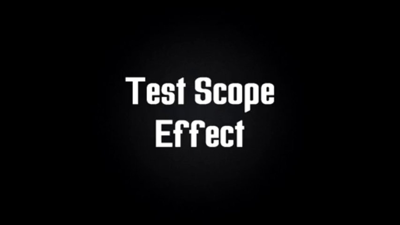 Test Scope Effect