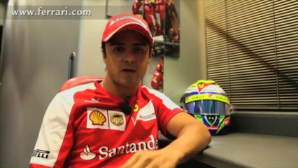Autosital - GP de Hongrie 2013, interview de Felipe Massa