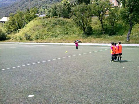 Football stage de la Tinée été 2013- Stagiaires du Montet Bornala Club de Nice