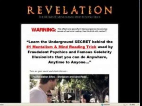 The Revelation Effect - Mentalism And Mind Reading Review + Bonus