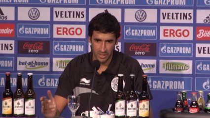 Raúl, muy agradecido al Schalke