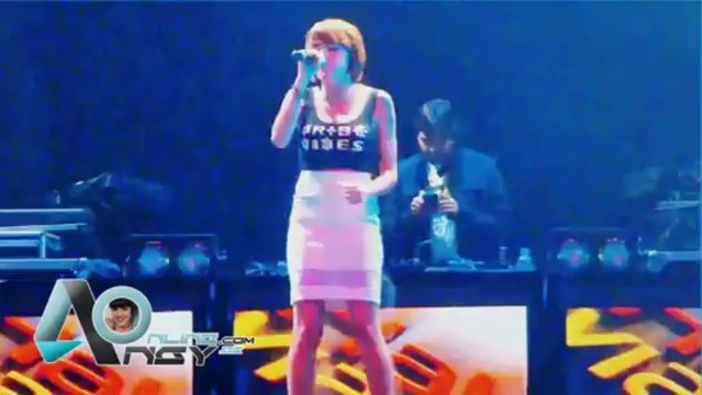 Actuación de Angy en Hot Mix Road Show Santiago de Compostela