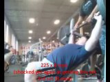 Critical bench week 1 chest workout (355 x 2 reps bench)