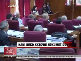 KKTC'DE HÜKÜMET DÜŞTÜ