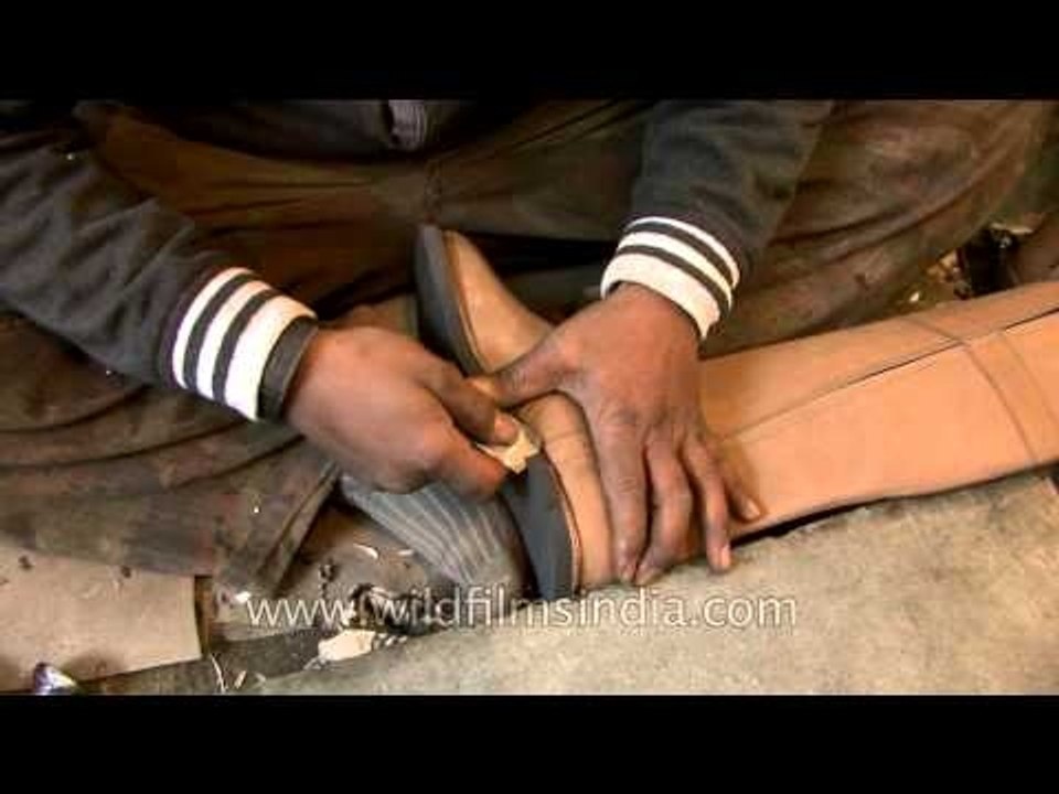 Cobbler in Landour Bazaar