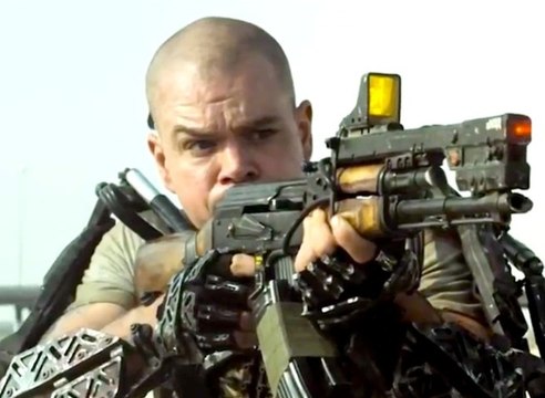 Elysium with Matt Damon The Heist Clip