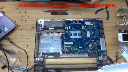 Asus X53 T réparation charnière et ventilation partie 5 sur 5