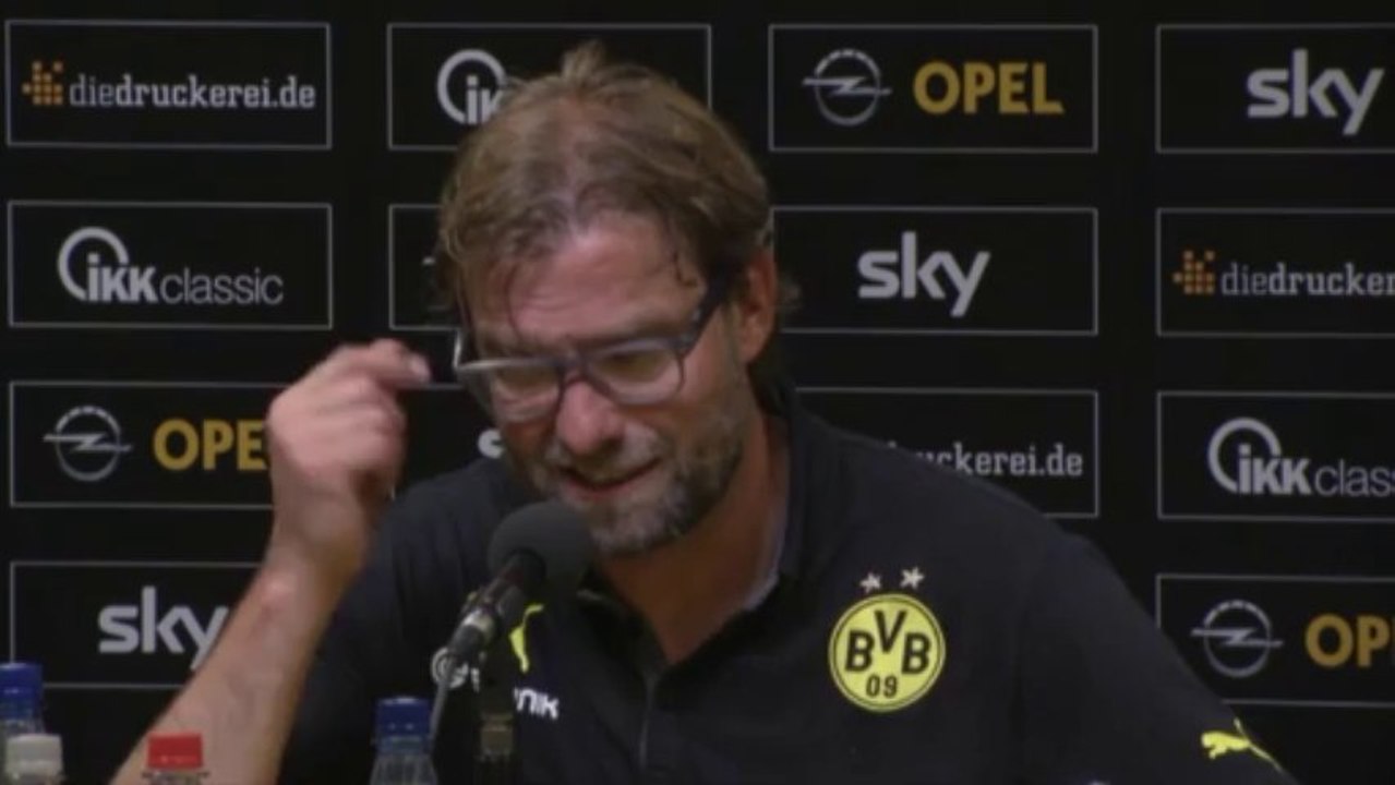 Supercup: Klopp: 'Unsere Konkurrenten sind 16 andere Bundesligisten'
