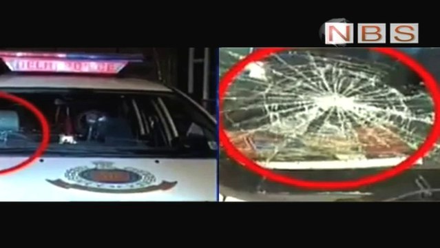 Delhi Police firing- One biker shot dead, another injured