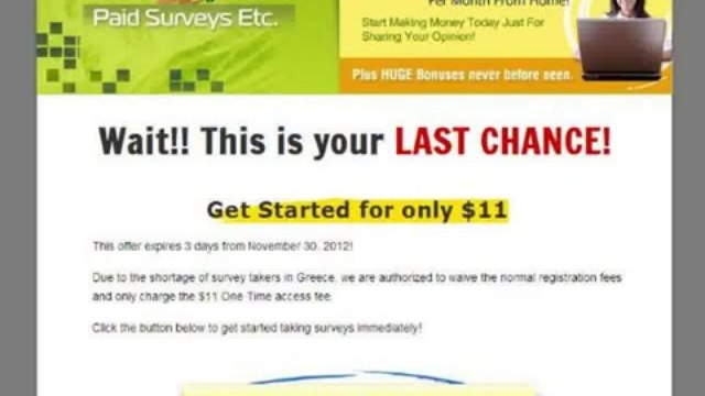 " Paid Surveys, Etc. - $3,000,000+ Paid In Commissions ...