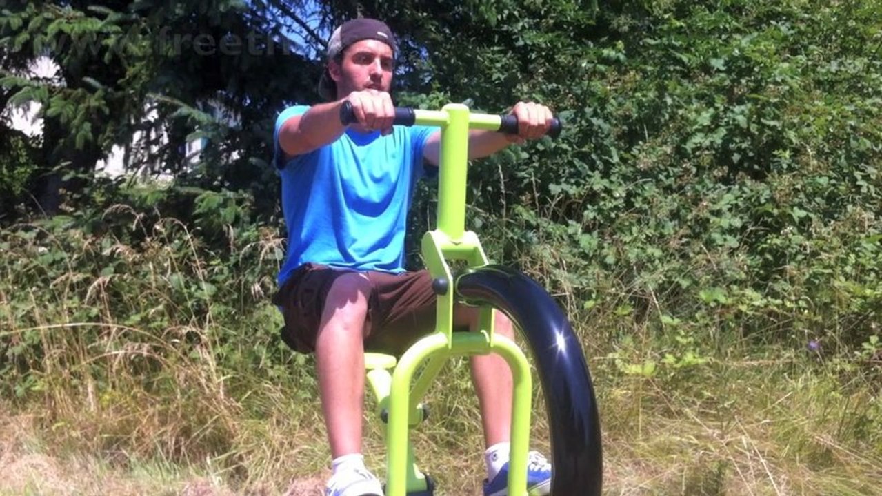 Fitness en plein air, la cavalcade simple