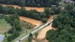 Heavy rain submerges homes and roads in North Carolina