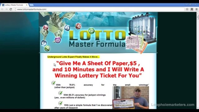 Lotto Master Formula Review - Should You Get It?