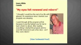 Vision Without Glasses - How to Improve Your Vision The Natural Way Don't Buy Until You Watch This