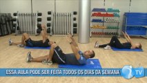 Barriga tanquinho com um mix de exercícios abdominais