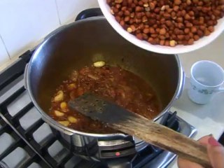 "Kale Chane" Bajias Cooking