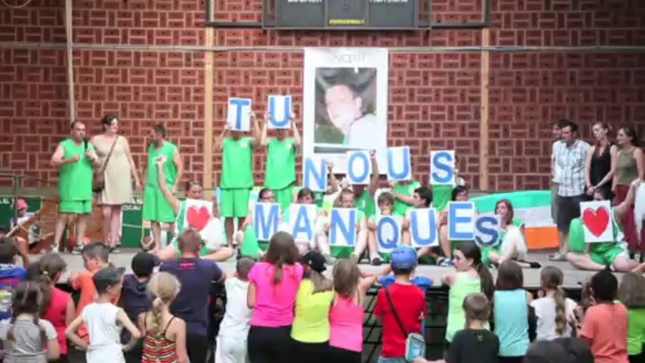 Un hommage à Vincent Milliot par les centres de loisirs d'Escaudœuvres