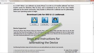 Install iOS 6.1.3 jailbreak Without UDID Or Dev Account