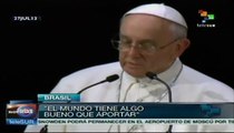 Habla Papa Francisco sobre la cultura del encuentro