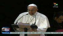 Papa Francisco se reúne con dirigentes políticos de Brasil