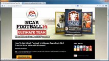 Get Free NCAA Football 14 Ultimate Team Pack DLC