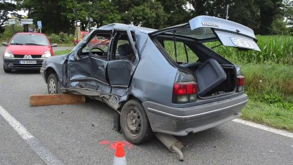 Pontiacq-Villepinte : deux blessés dans une collision