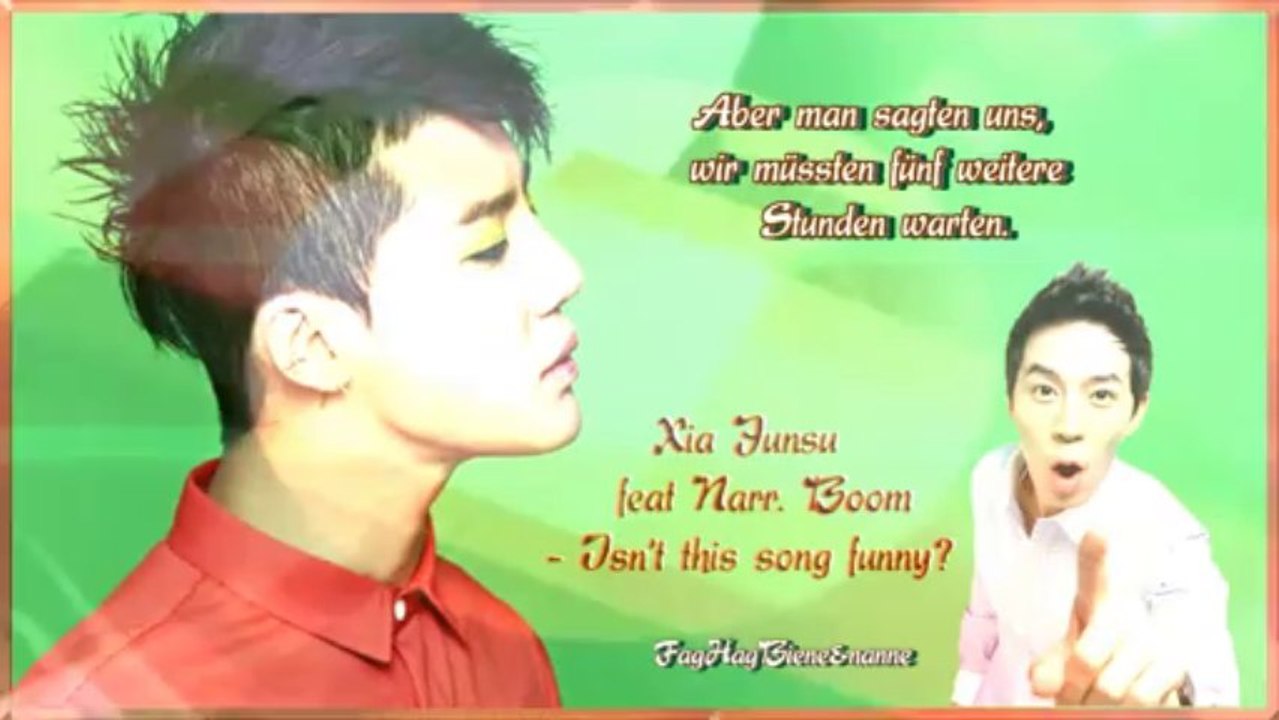 Xia Junsu feat. Narr.Boom - Isn't this song funny k-pop [german sub]