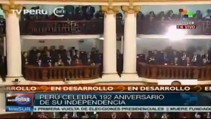 Presidente Ollanta Humala habla de sus logros en materia social