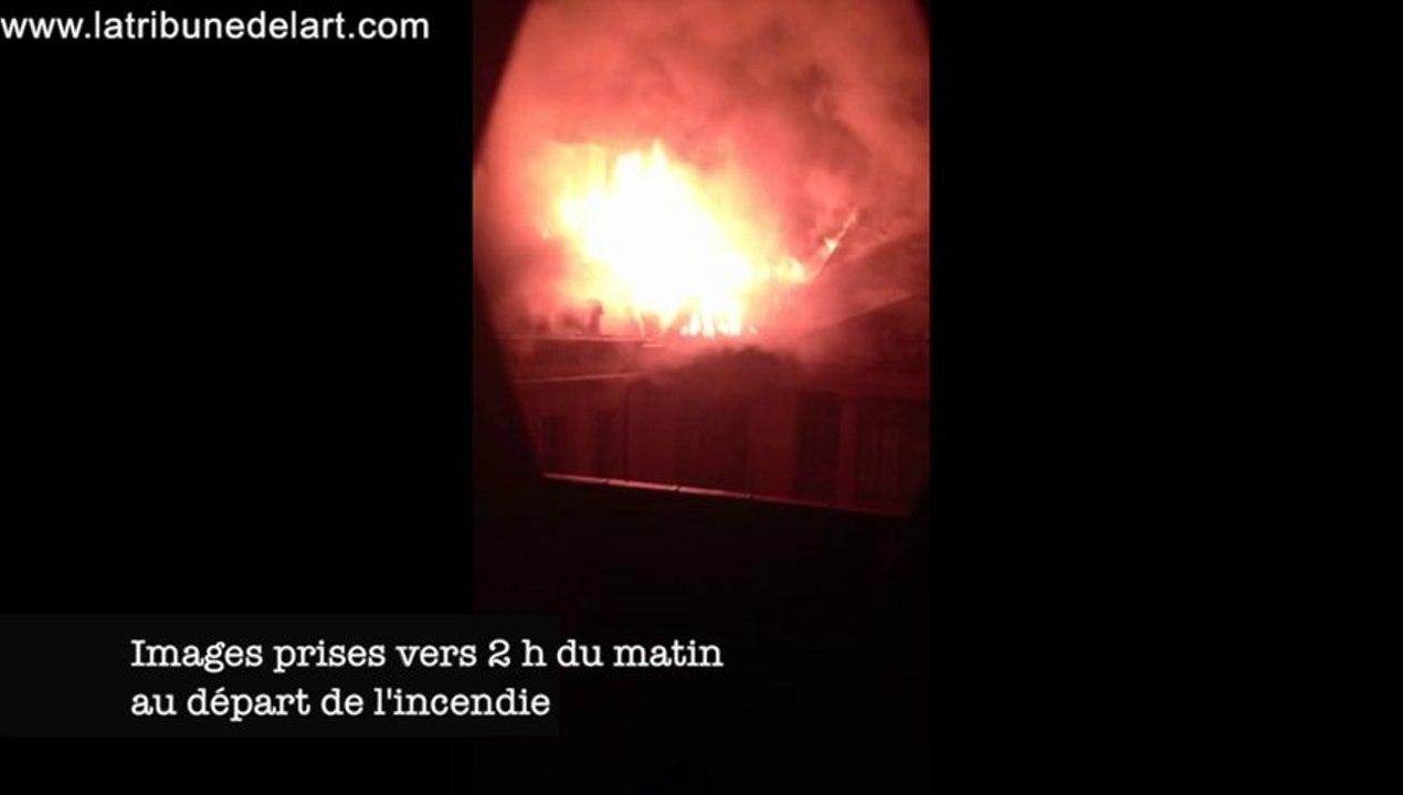 L'incendie de l'Hôtel Lambert