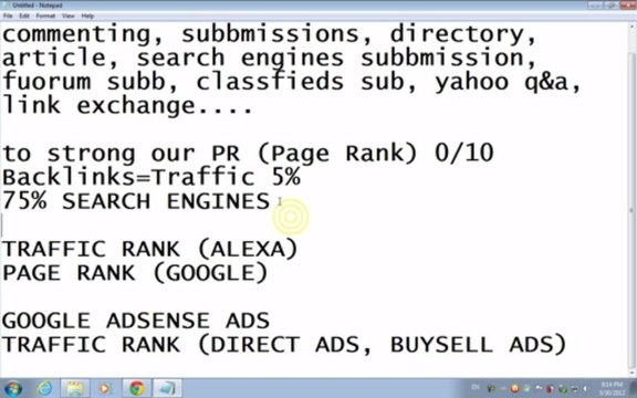 SEO in Urdu Class 6 Bakclinks, PR & Traffic Rank