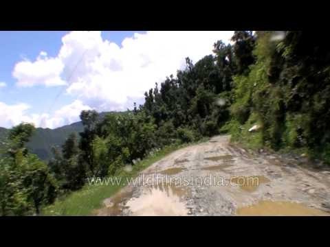 National highway No. 58 has been heavily damaged in Uttarakhand floods